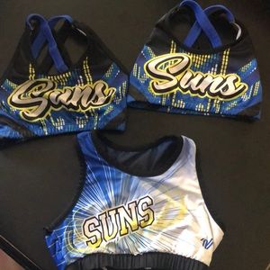 YM-YL Cheer Central Suns Sports Bras .